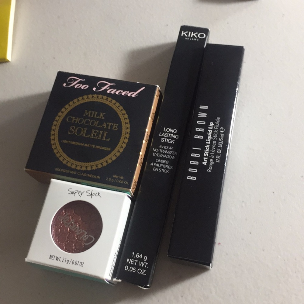 makeup bundle bobbi brown, too faced,  colorpop
